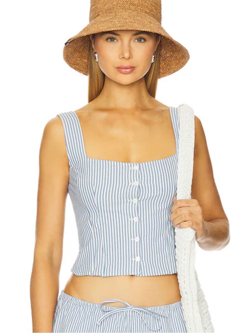 Montce - Classic Blue Stripe Mandy Top